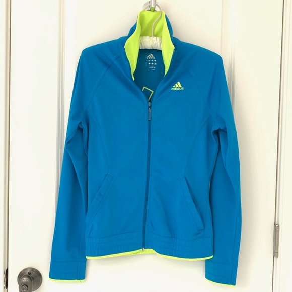 Adidas Athleasure Logo Track Jacket - Picture 1 of 6